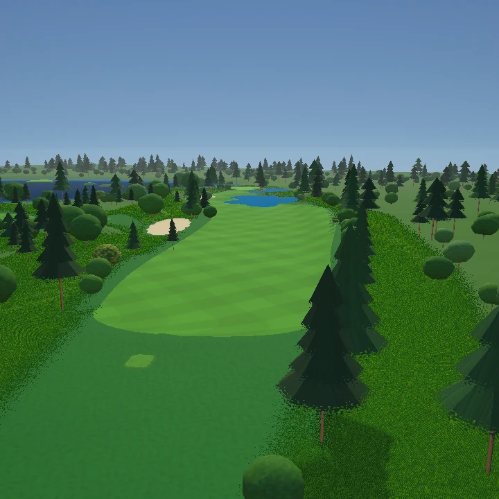 Everglades Reserve in-game course scenery